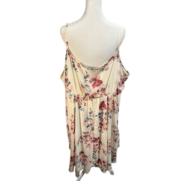 Torrid Women's 4 (26W, 4X) Midi Chiffon Pleated Dress Spaghetti Strap Plus - Picture 11 of 11